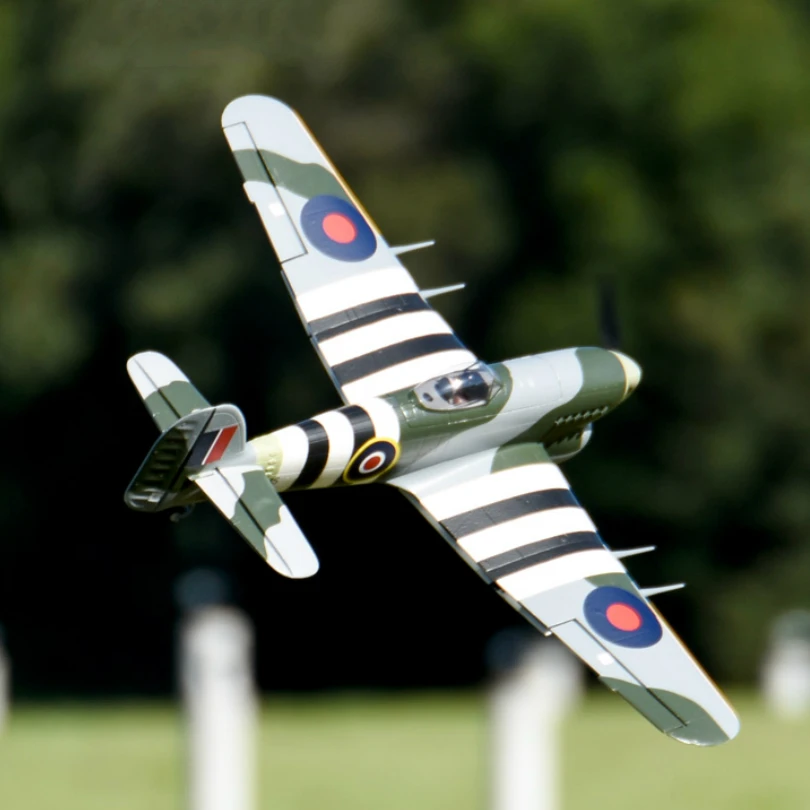 FMSRC 1100MM 1.1M Hawker Typhoon 3S with Retracts PNP RC Airplane British Warbird Radio Control Model Plane Aircraft