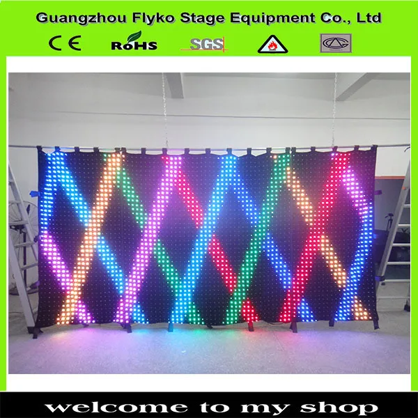 

Christmas stage backdrop led video curtain