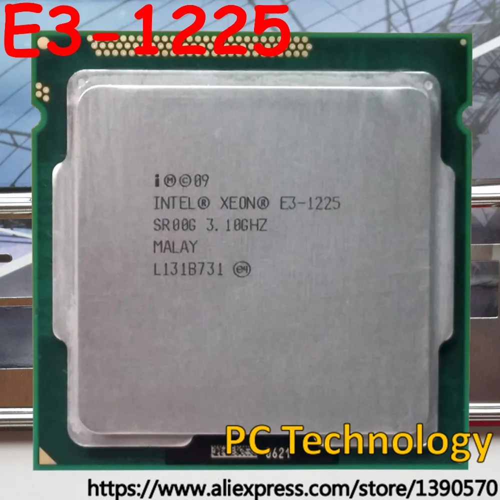 

Процессор Intel Xeon E3-1225 E3 1225, 3,10 ГГц, 6 Мб LGA1155