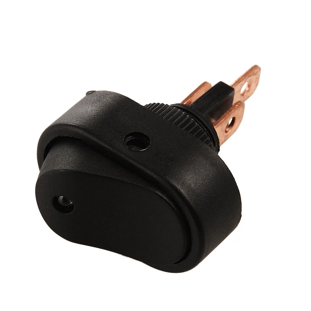 1 PCS LED Light 12V 30Amp 30A Car Boat Auto Rocker SPST Toggle Switch Blue Green Yellow Red