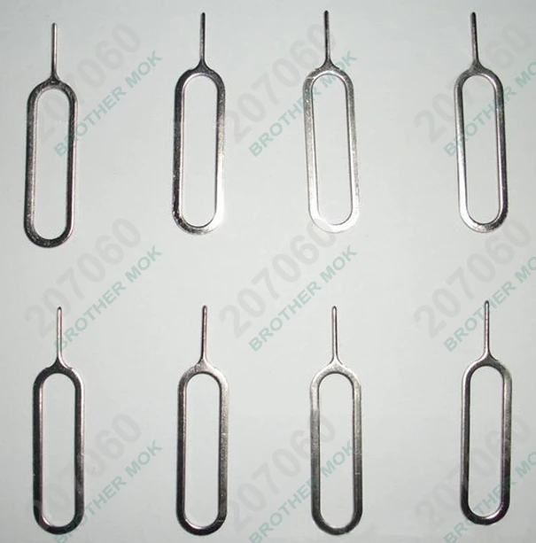 Metal SIM Card Pin SIM Tray Eject Pin Key Open Tool for iPhone 5/5S, 4/4S/4GS, 3/3GS 10000pcs/lot