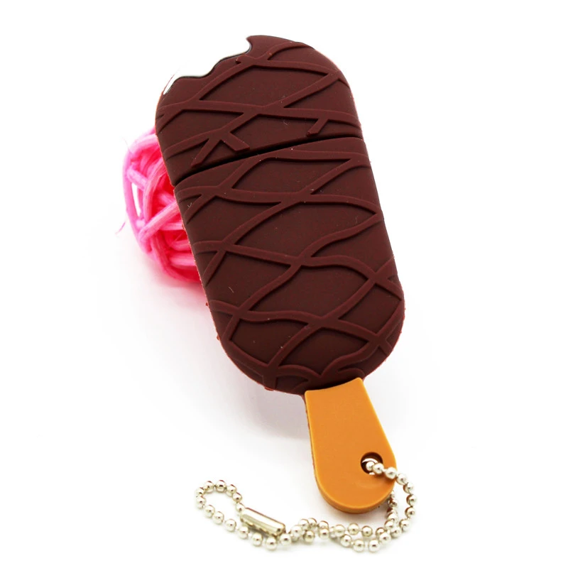 BiNFUL-unidad flash Usb de helado de dibujos animados, Pendrive de 4gb, 8gb, 16gb, 128GB, 32gb, 64gb, disco U creativo