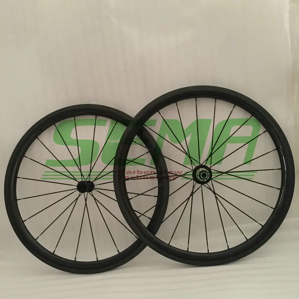 

Chrismas Promotion SEMA 24 inch 520 35mm Depth Carbon Wheelset With Powerway R13 Hub For BMX Race And Road Bicycles