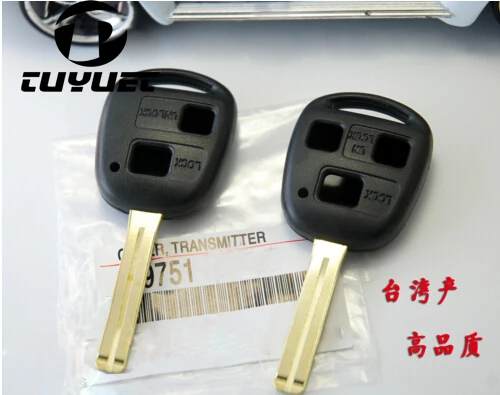 

10PCS Replacement Remote Key Shell for Lexus 40MM Short with T Shape Key Blade FOB Car Key Blanks