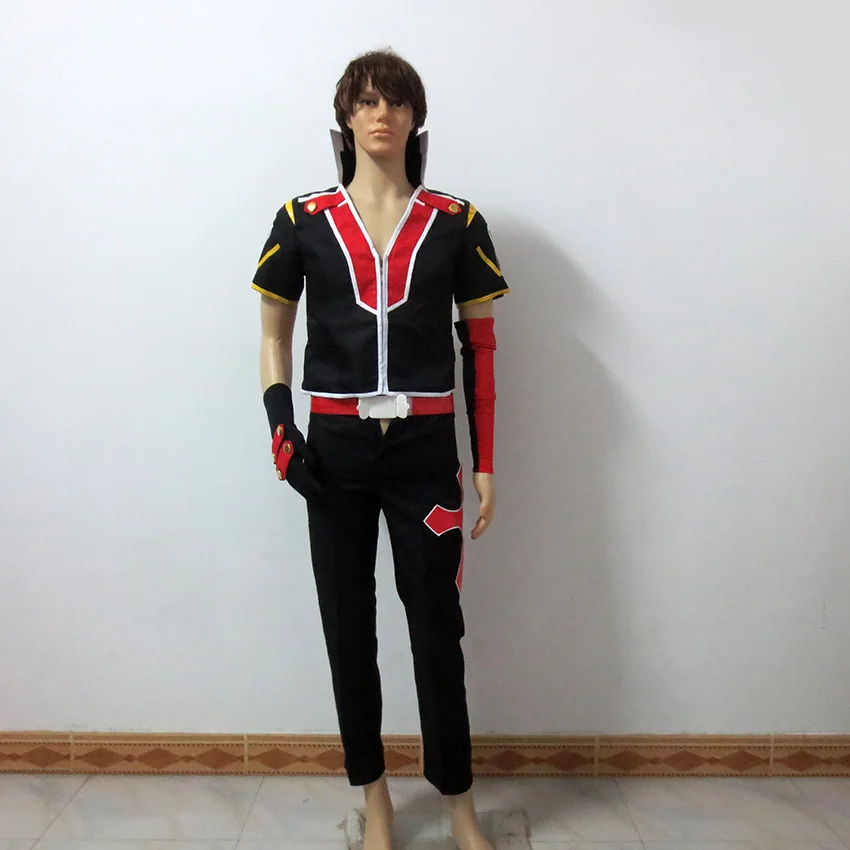 

Blazblue Naoto Kurogane Christmas Party Halloween Uniform Outfit Cosplay Costume Customize Any Size