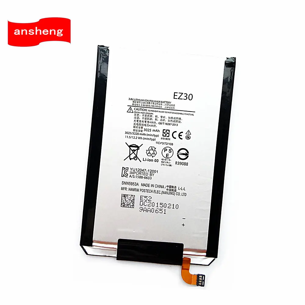 High Quality 3220mAh EZ30 Battery For Motorola Nexus 6 Google Battery XT1115 XT1110 Nexus6 Smartphone