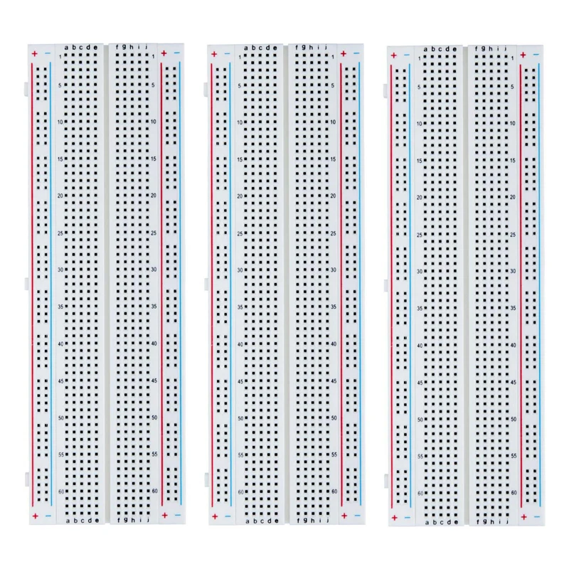 Placa de pruebas PCB sin soldadura de 830 puntos, placa de pan para KIT DIY, Protoboard, circuito de prueba para arduino/raspberry pi