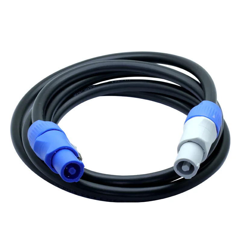 PowerCon Cable 1.5M AC Power Cable for Beam Moving Head Light Extension Speakon Cable in and out RVVP 2.5mm Square 20A/250V