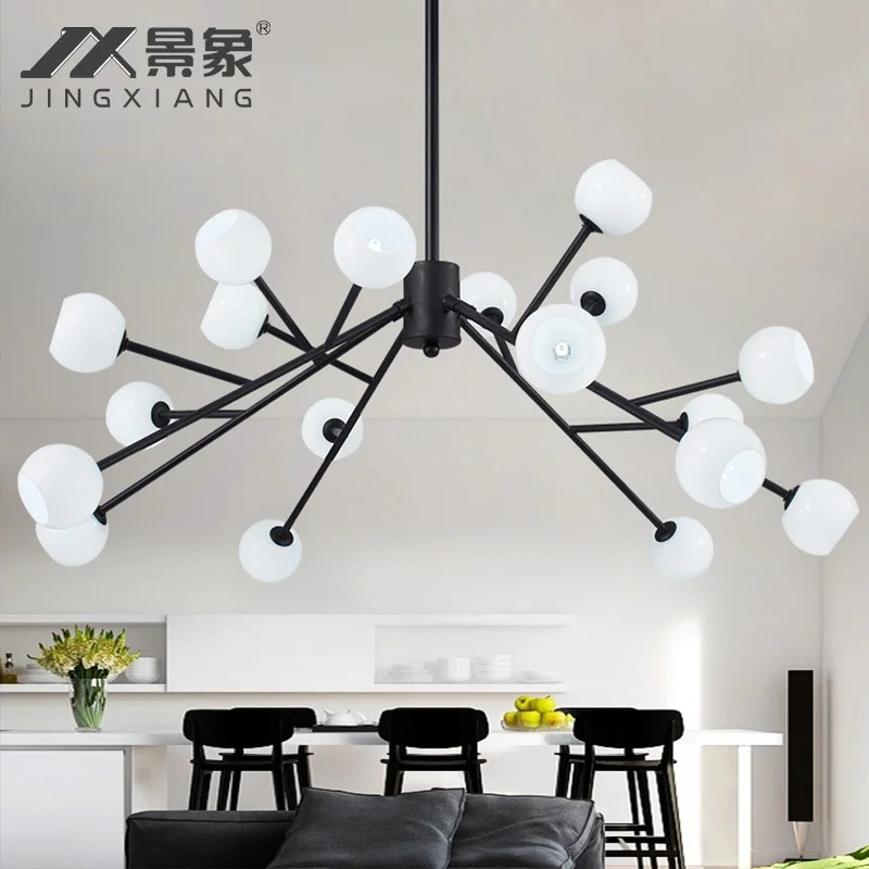 American style, modern living room lights, chandeliers, restaurants, bedrooms, cafes, creative personality, LED lamps, clothing