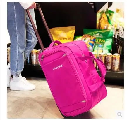 Men Travel Luggage Bag women Oxford Suitcase Travel Rolling Bags On Wheels Travel Rolling Bags Business Trolley Wheeled Bags