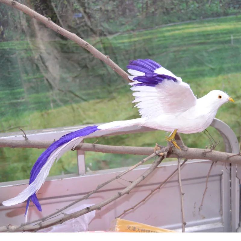 

simulation bird long tail feathers bird ,25cm x50cm bird spreading wings model toy ,photography,props,garden decoration a2010