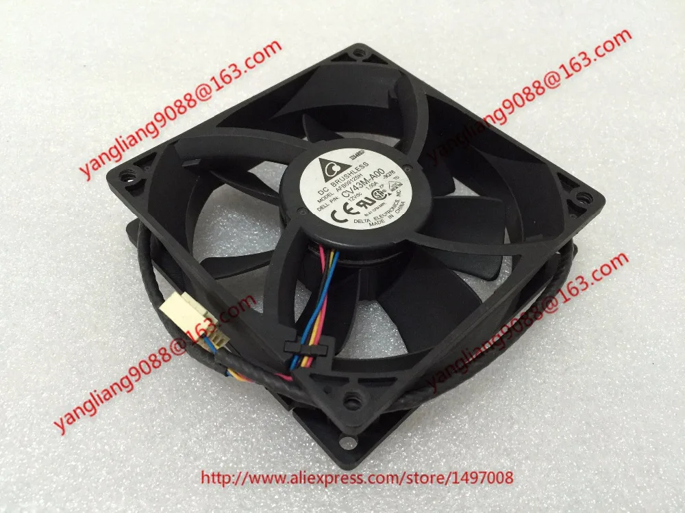 

Delta Electronics AFB0912SH 9Q78 DC 12V 1.00A 90x90x25mm Server Cooling Fan