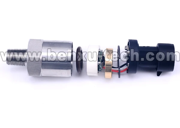 0.3m Cable,10bar,12VDC,1-5V,NPT1/8 Oil Fuel Diesel Air Gas Water Import Ceramic Pressure Sensor Transmitter Transducer