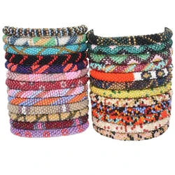 Random 15pcs Nepal bracelets Czech bead bracelet Fashion Handmade bracelet best unique gifts