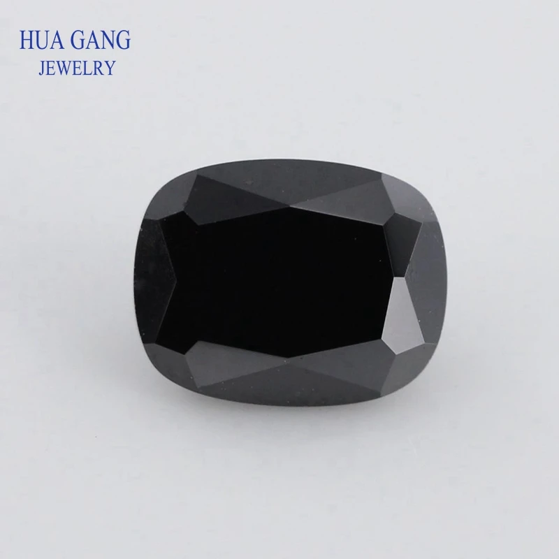 

5A Black Baguette Shape Cut CZ Stone Synthetic Gems Cubic Zirconia For Jewelry Size 5x7~10x14