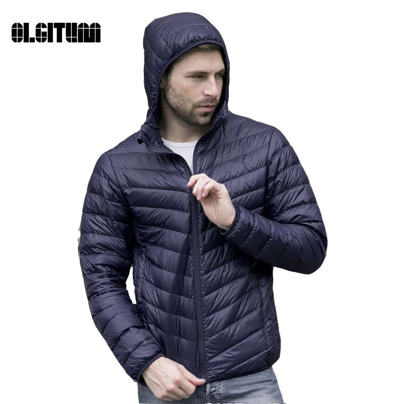 2020 nuovo piumino da uomo giacca invernale da uomo ultraleggera 95% piumino d\'anatra piumino da uomo collo esterno cappotto invernale Parka