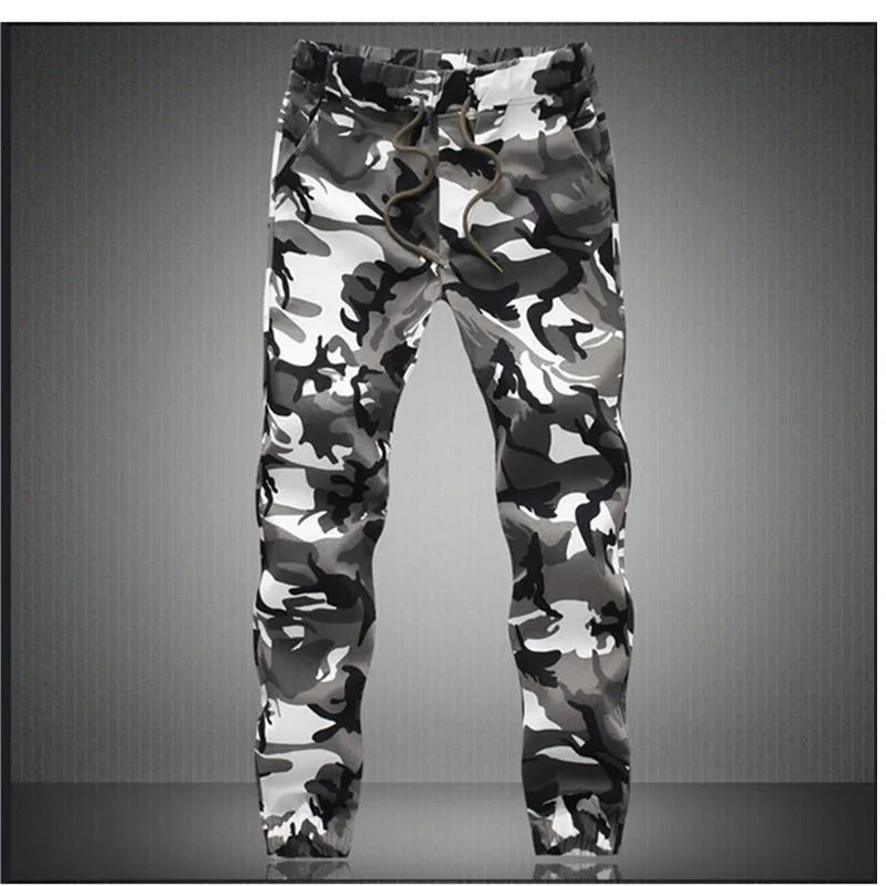 M-5XL 2026 Mens Boutique Autumn Pencil Harem Pants Men Camouflage Military Pants Loose Comfortable Cargo Trousers Camo Joggers