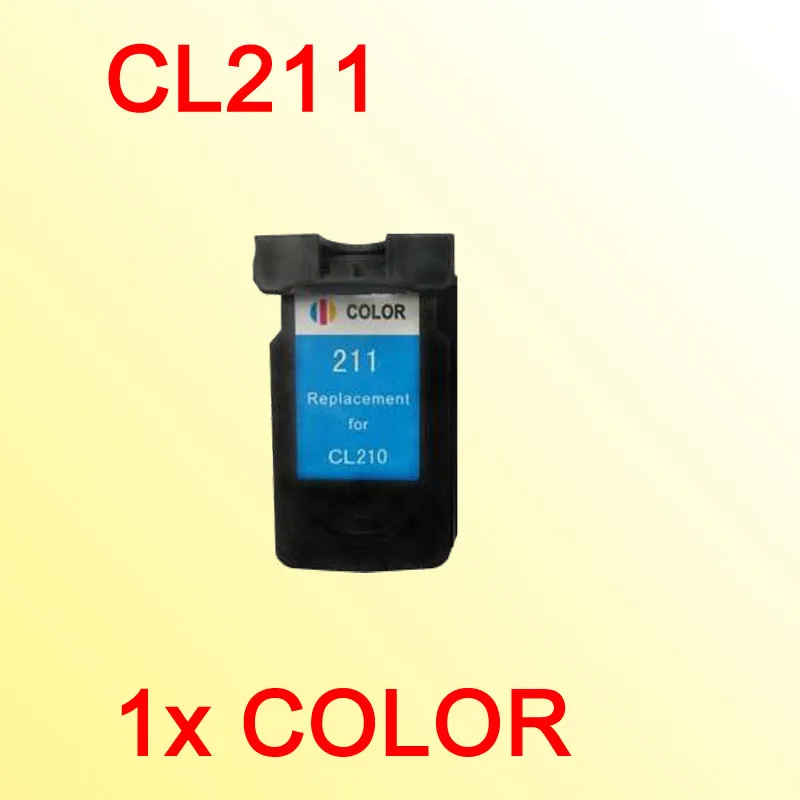 CL211 Color INK cartridge compatible for CANON CL-211 MP270 MP480 MP490 MP240 MP250