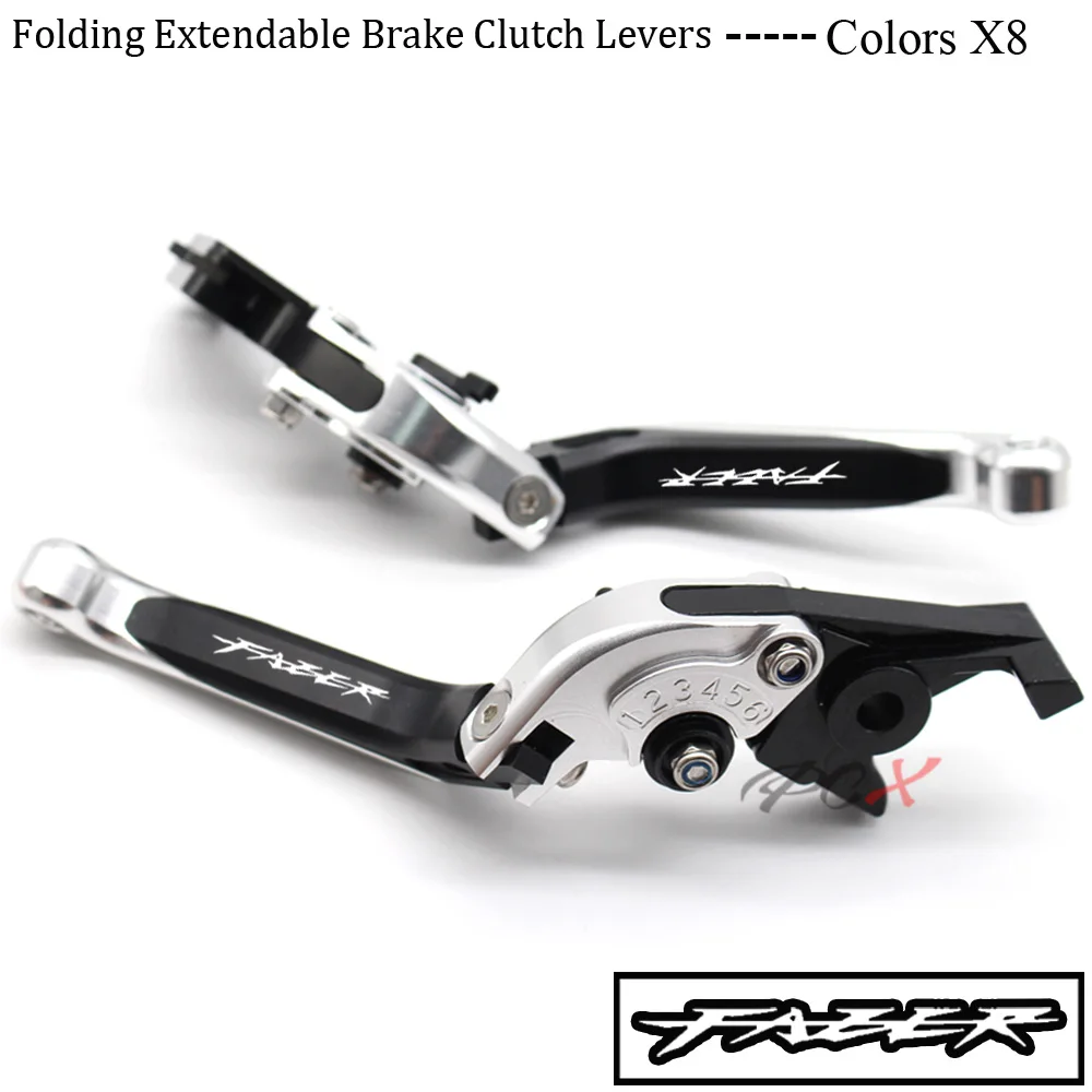 For Yamaha FZX750 FZX 750 Fazer 1986-1998 1997 1996 1995 1994 CNC Folding Extendable / Clutch Brake Levers 16 Colors