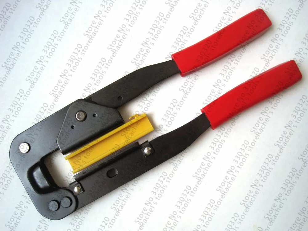 Alicate de crimpagem de rede hub, conector idc para cabo de fita, ferramentas de fio de computador