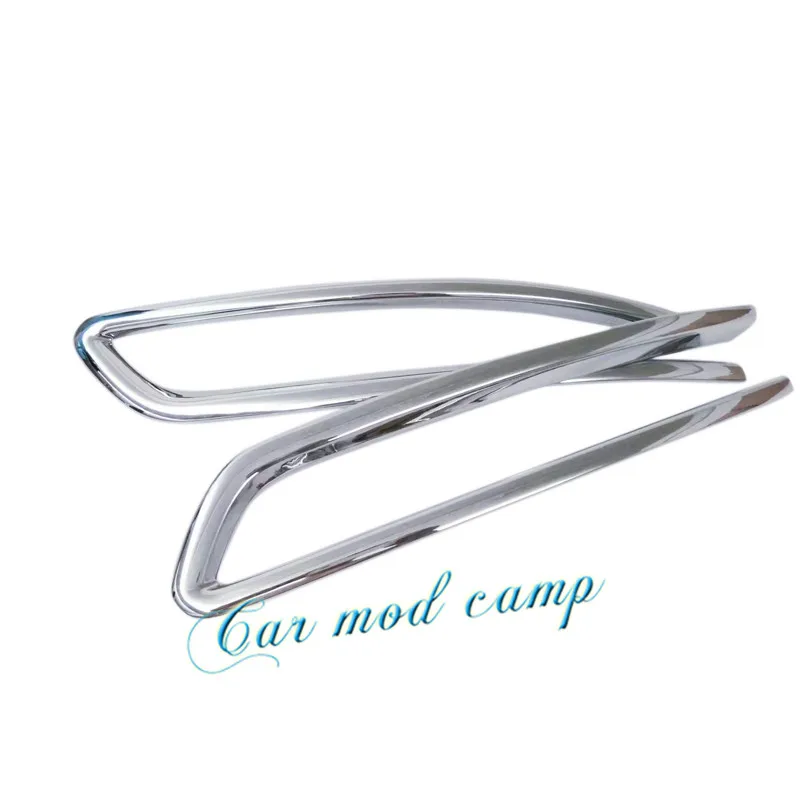 Car Accessories for Skoda Kodiaq 2017 2018 2019 2020 ABS Chrome Rear Fog Light Lamp Garnish Cover Trim 2pcs