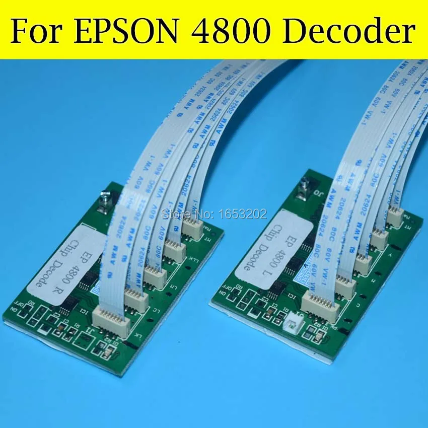 Chip Decoder For Epson Stylus PRO 4800 4880 7400 9400 7450 9450 7880 9880 4400 4450 Printer Ink Cartridge