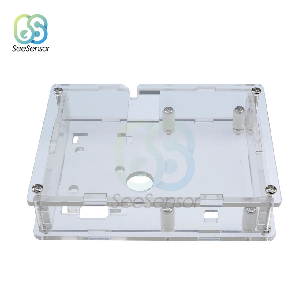 Clear Acrylic Case Shell Housing for LCR-T4 Transistor Tester Diode Triode Capacitor ESR Meter Multimeter (Only Case)