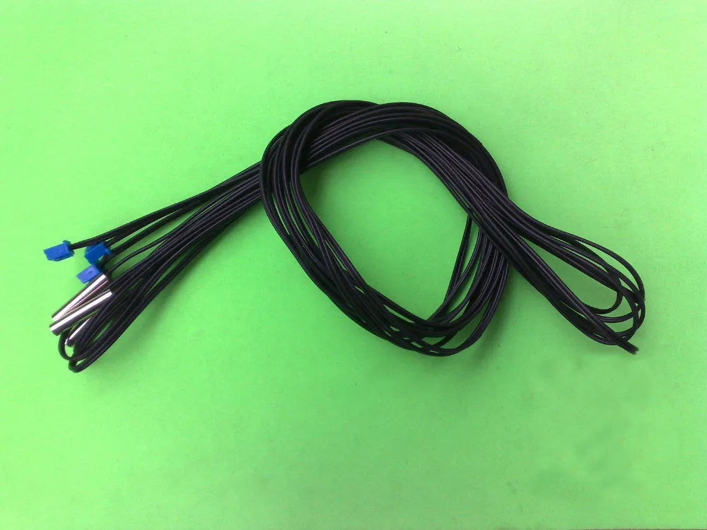 Free Shipping 50pcs/lot  Nickel plated copper Probe 5*25MM 3470 NTC Temperature Sensor 10K+-1% B3470 2M thermistor ntc