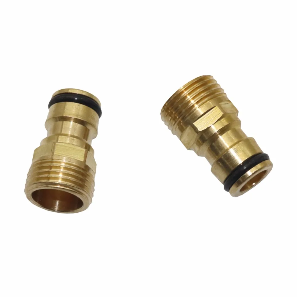 1 pcs 1/2 inch Quick Connector Copper nipple Linker External thread Watering joints For water dipping faucet