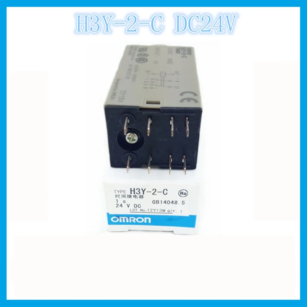 

H3Y-2-C DC24V 1S5S 10S 30S 60S 5A OMRON relay electronic component Time relays Control time 0-60S adjustable two open two closed