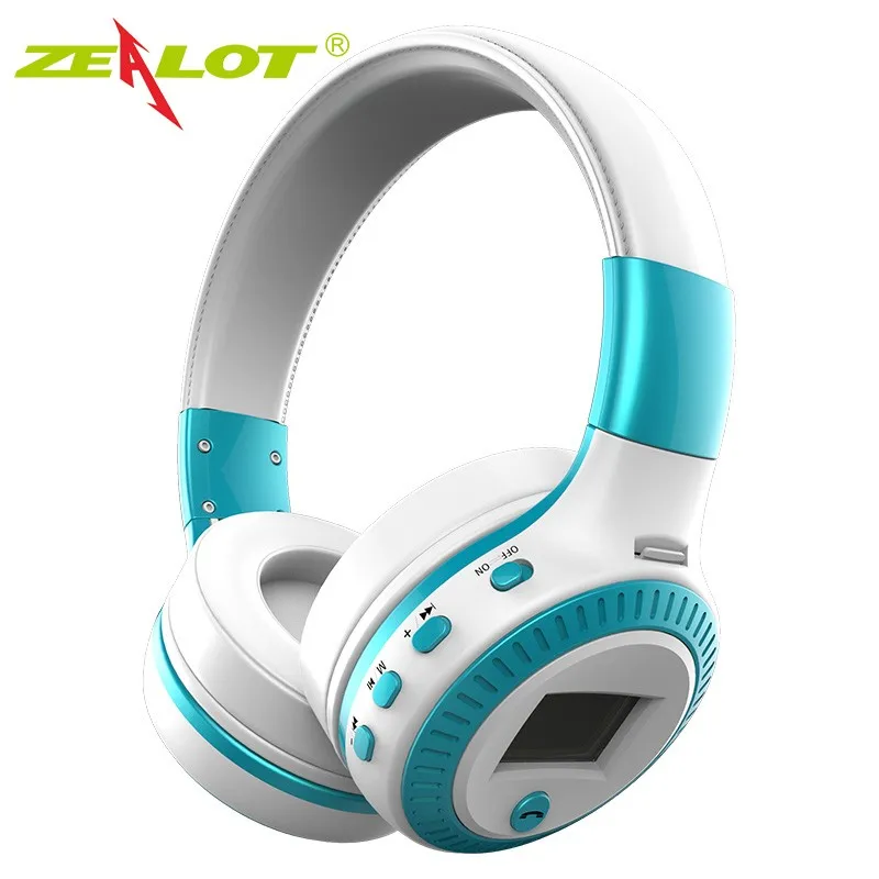 Imagem -06 - Zealot B19 Bluetooth Fones de Ouvido Estéreo sem Fio Fone de Ouvido com Microfone Fones de Ouvido Micro-slot para Cartão sd Rádio fm para Telefone & pc