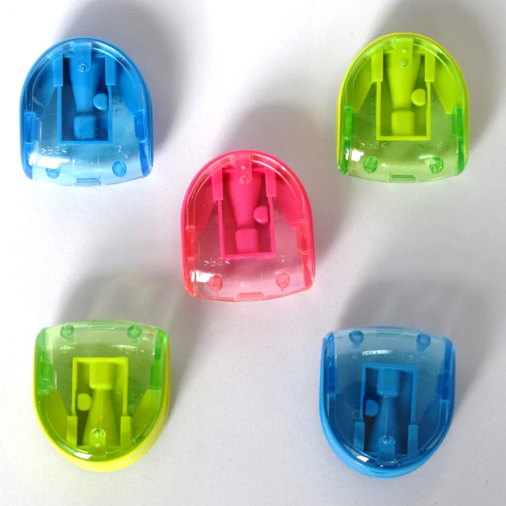 1 Stück Bonbonfarben Kunststoff Anspitzer