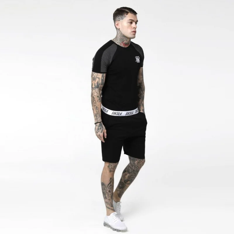 Mens Summer cotton shorts Sik Silk Kanye West Fitness Bodybuilding Casual Joggers workout Brand sporting short pants Sweatpants