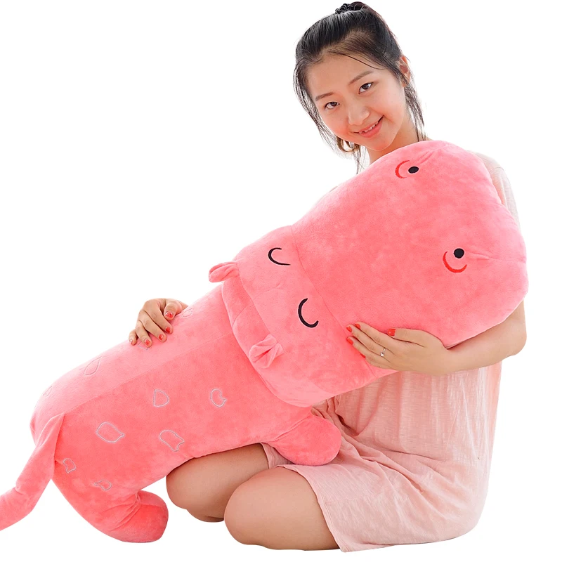 

Large Hippo Plush Pillow Doll Kawaii Stuffed Animals Hippos Toy Pillow Wedding Decoration Birthday Gift 35inch 90cm