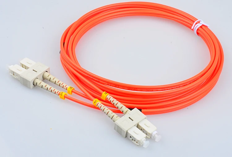 

Duplex Multimode 62.5/125 Fiber Optic Patch Cord SC to SC 3M