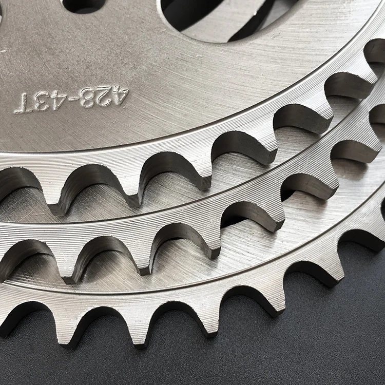 1PCS Motorcycle sprocket/ YBR125 36-49T motorcycle sprocket/Engine Sprocket 428# 36/39/41/43/45T Teeth/Motorcycle Dirt