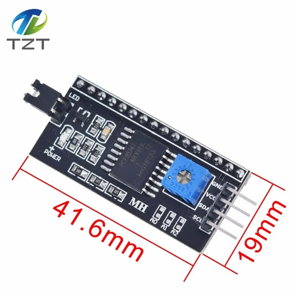 Módulo LCD para arduino 1602, pantalla azul y verde, IIC/I2C 1602, LCD UNO r3 mega2560 LCD1602 LCD1602 + I2C