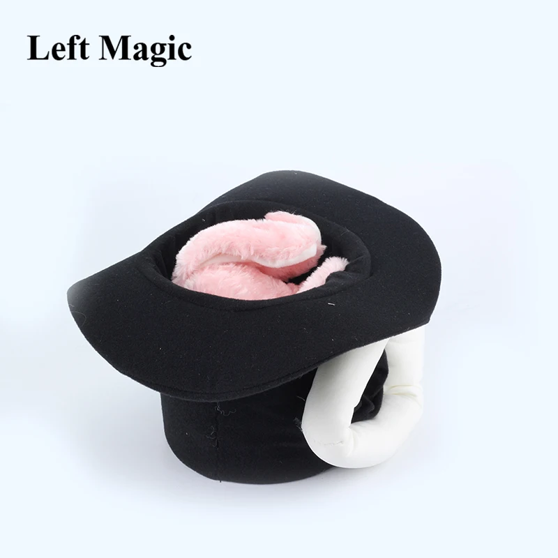 Deluxe Rabbit In the Hat Puppet Magic Tricks Cute Little Bunny Magia Magician Stage Illusions Gimmick Props Comedy Toy for Kids