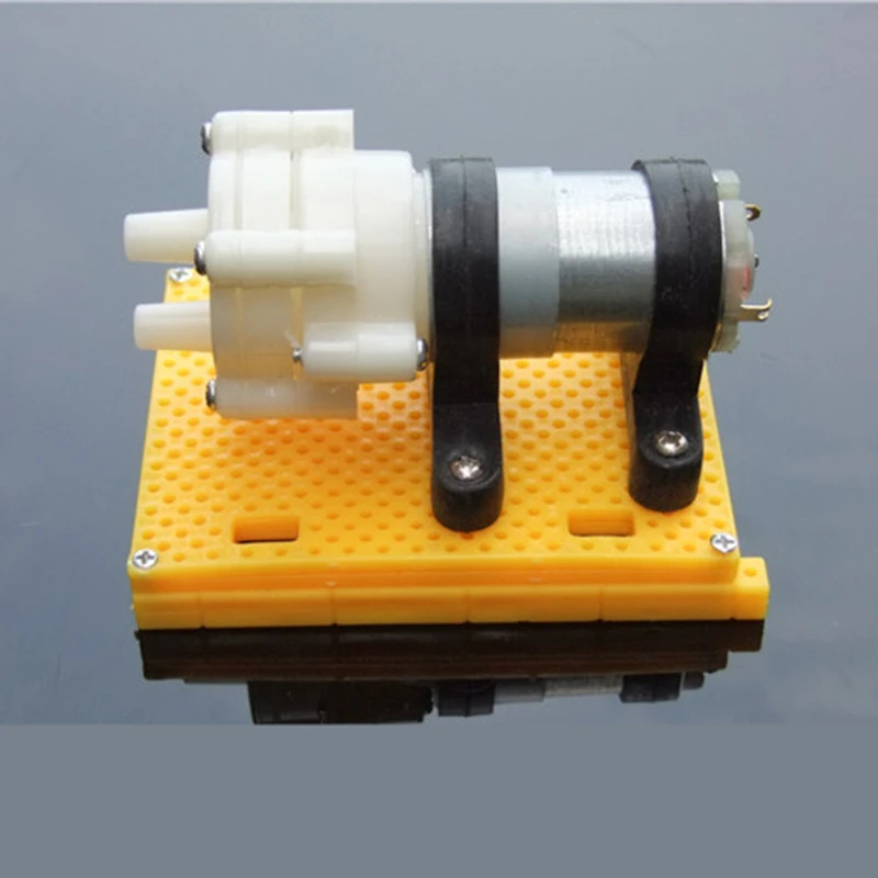 Design 385 Pump Bracket Base Yellow Water Pumps Mounting Seat Holder Fixed Firmly Pumping Bracket-holder