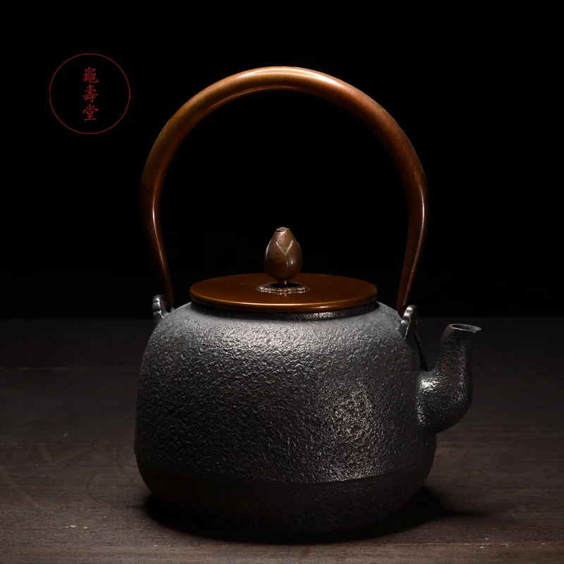 

High Performance-price Retro Japanese Cast Iron Tea Pot Iron Kettle Kung Fu Tea Set 1300ml Free Shipping