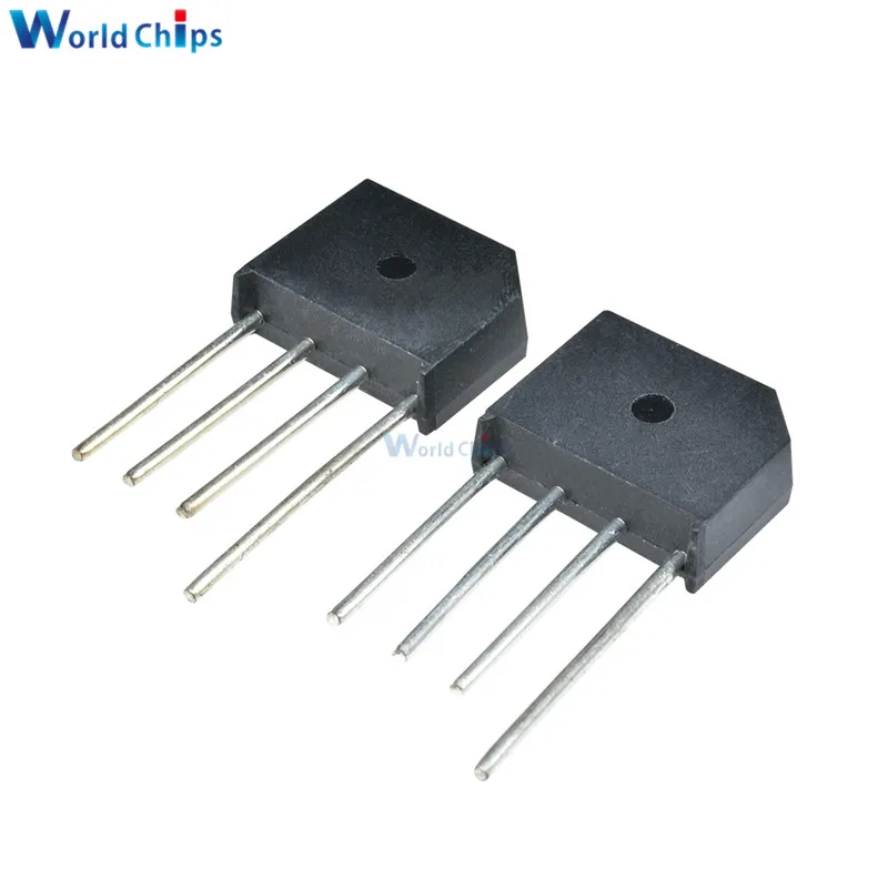 5PCS KBL610 1000V 6A Diode Bridge Rectifier Single Phase Bridge Rectifier KBL-610 New Arrival