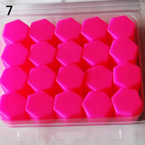 20 Pcs 19mm Silicone Protective Effect Waterproof Car Wheel Nut Screw Cover wheel nuts Car Rims Exterior Bolt Caps