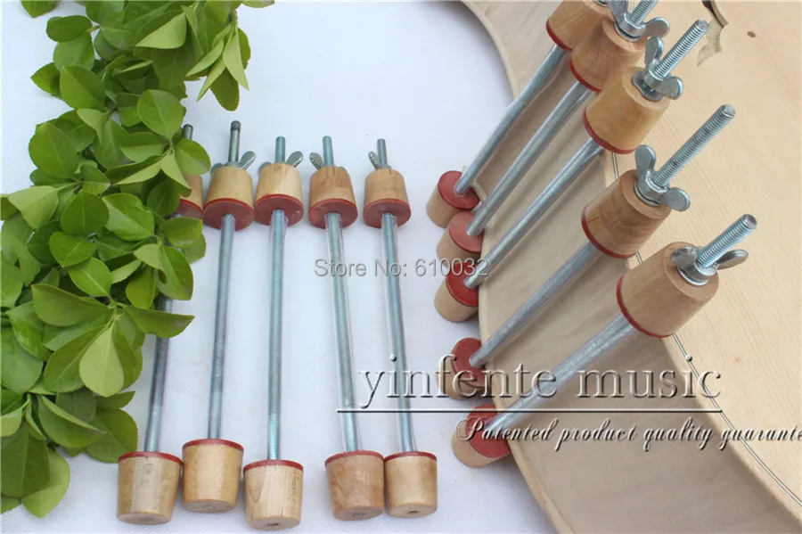 

New 10 pcs LUTHIER TOOL Upright bass clamp fix top back Tools