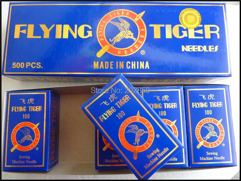 Household Sewing Machine Needles,HAx1,15x1,90/14,Flying Tiger Brand,100Pcs Needles/Lot,For Singer,Brother,Janome,Feiyue...