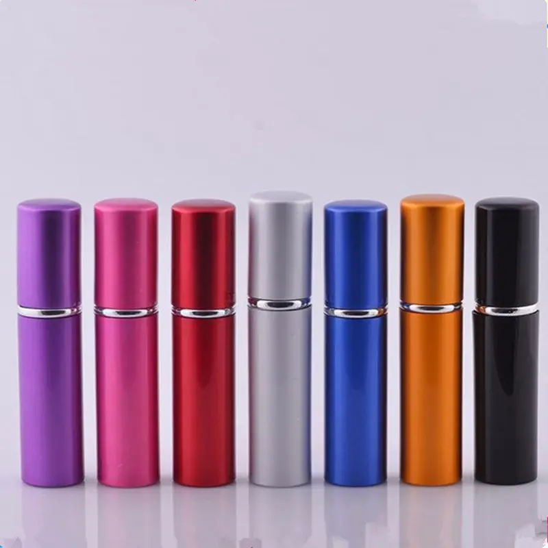 500pcs/lot High Quality 5ml Metal Perfume Bottle,Parfum Atomizer Refillable,Empty Fragrance Bottle, Aluminum Spray Bottle