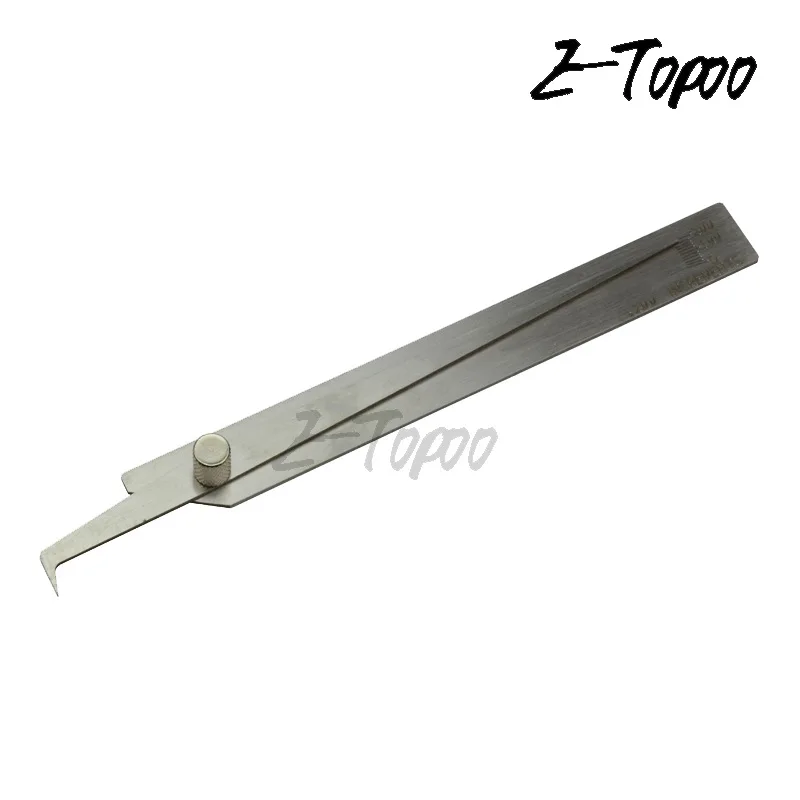 0-2mm biting edge ruler weld seam detection ruler undercut depth gaug Welding Pit Undercut Precise Inspection Gage Increment