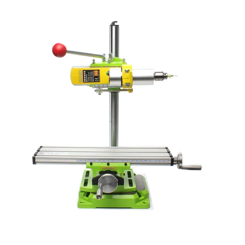 Electric drill bracket + electric grinder bracket + home woodworking mount + motor + connecting rod + JT0 drill chuck