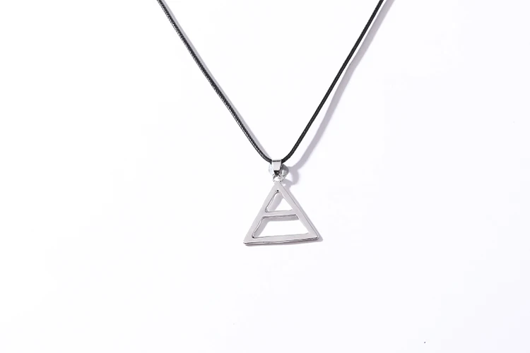 Fashion Thirty 30 Seconds To Mars Necklace Triangle Triad Pendant Logo Charm Jewelry Men Women Gifts