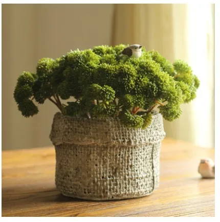 

(5 pcs/lot) 2015 A small fleshy green succulent plants simulation flowers