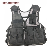 New Army Mesh Vests Tactical CS Combat Vest Mens Hunting Outdoor Black Training Military Vest